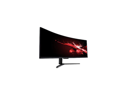 Acer EI491CR Pbmiiipx 49" Black Ultrawide 1800R Curved DFHD 3840 x 1080 4 ms(GTG) 144Hz VA Panel 32:9 Gaming Monitor FreeSync 2 HDMI DisplayPort with Built In Speakers