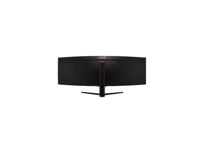 Acer EI491CR Pbmiiipx 49" Black Ultrawide 1800R Curved DFHD 3840 x 1080 4 ms(GTG) 144Hz VA Panel 32:9 Gaming Monitor FreeSync 2 HDMI DisplayPort with Built In Speakers