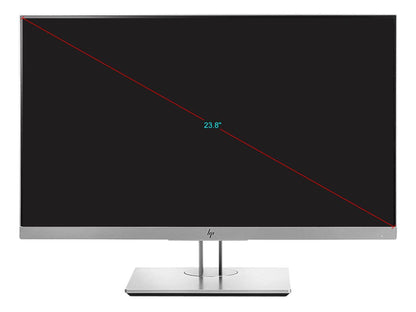 HP EliteDisplay E243 24" (Actuals zie 23.8") Full HD 1920 x 1080 60Hz VGA HDMI DisplayPort USB 3.0 Hub Anti-Glare Screen Backlit LED IPS Monitor