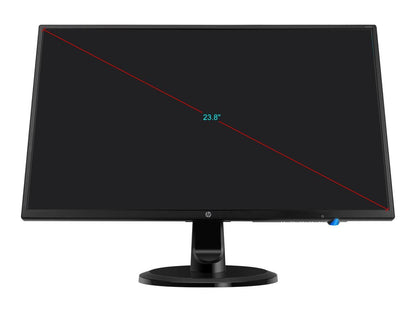 HP N246v 1RM28A6#ABA 24" (Actual size 23.8") Full HD 1920 x 1080 5 ms 60 Hz D-Sub, DVI, HDMI IPS Monitor