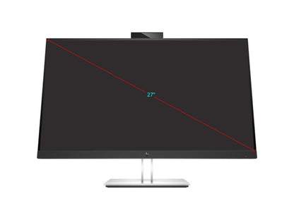 HP E27d G4 27" LCD QHD Advanced Docking Monitor - 2560 x 1440 QHD @60 Hz Display - In-plane Switching (IPS) Technology - 5 ms GTG Response Time - HP Low Blue Light Mode - Multiple Display Resolut