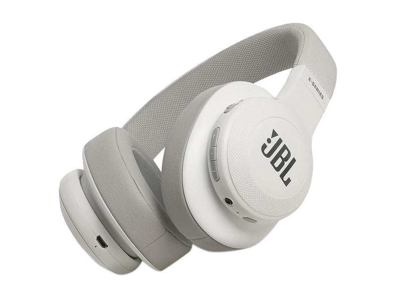 JBL E55BT Over-ear Wireless Headphones (White)