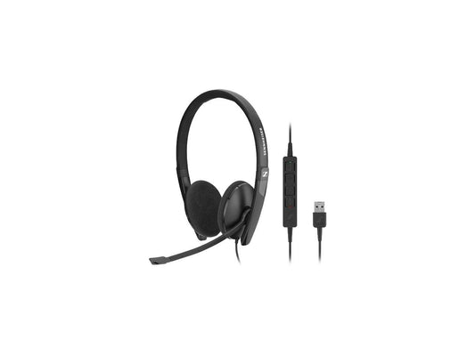 Sennheiser Double-sided, USB Headset with In-line Call Control and Foam Ear Pads