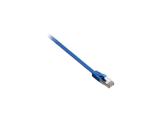 V7 Blue Cat5e Shielded (Stp) Cable Rj45 Male To Rj45 Male 0.5M 1.6Ft