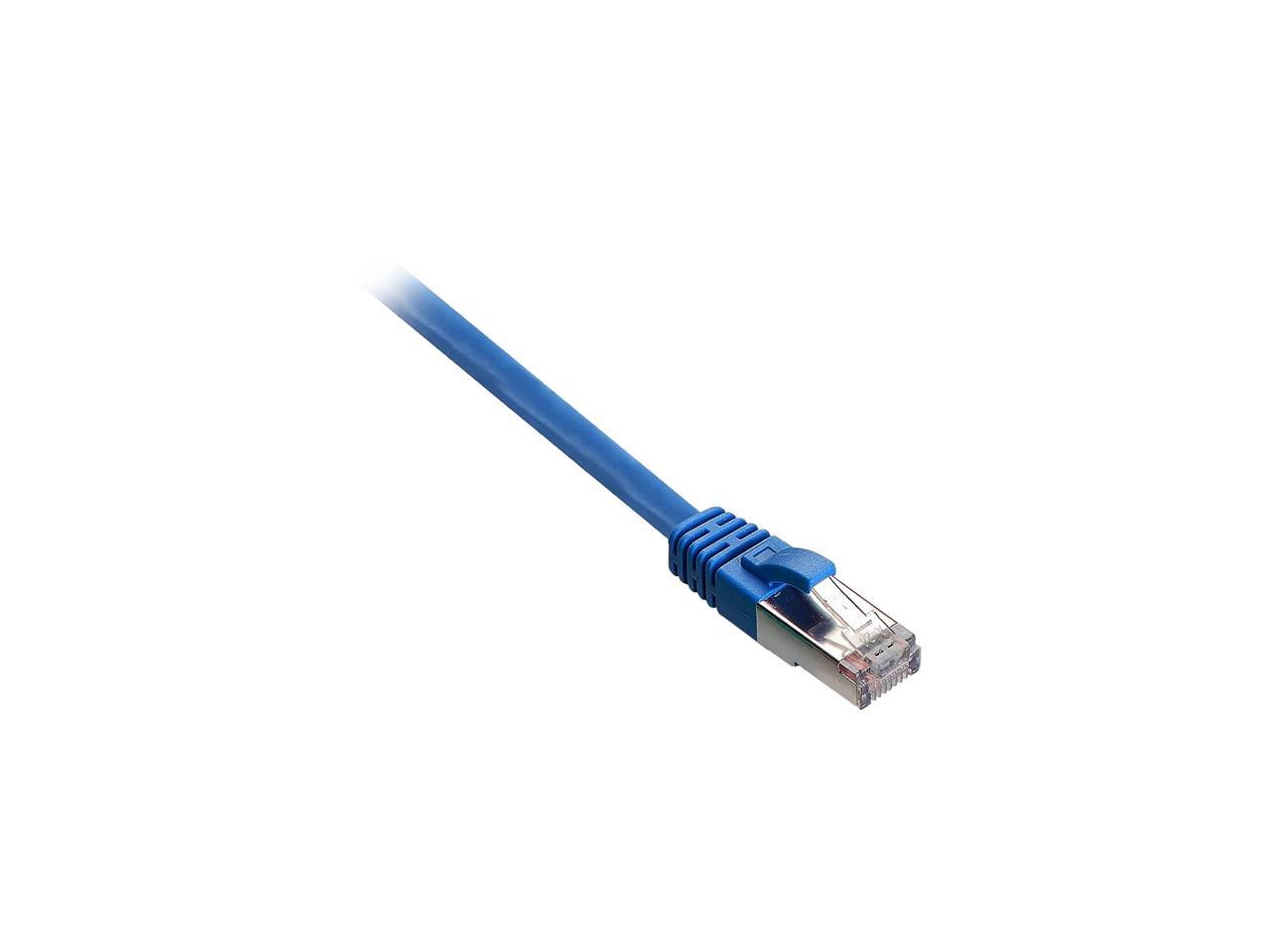 V7 Blue Cat5e Shielded (Stp) Cable Rj45 Male To Rj45 Male 2M 6.6Ft