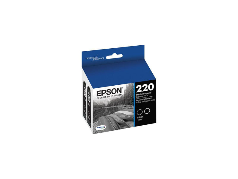 Epson T220120-D2 DuraBrite Ultra Black Dual Pk
