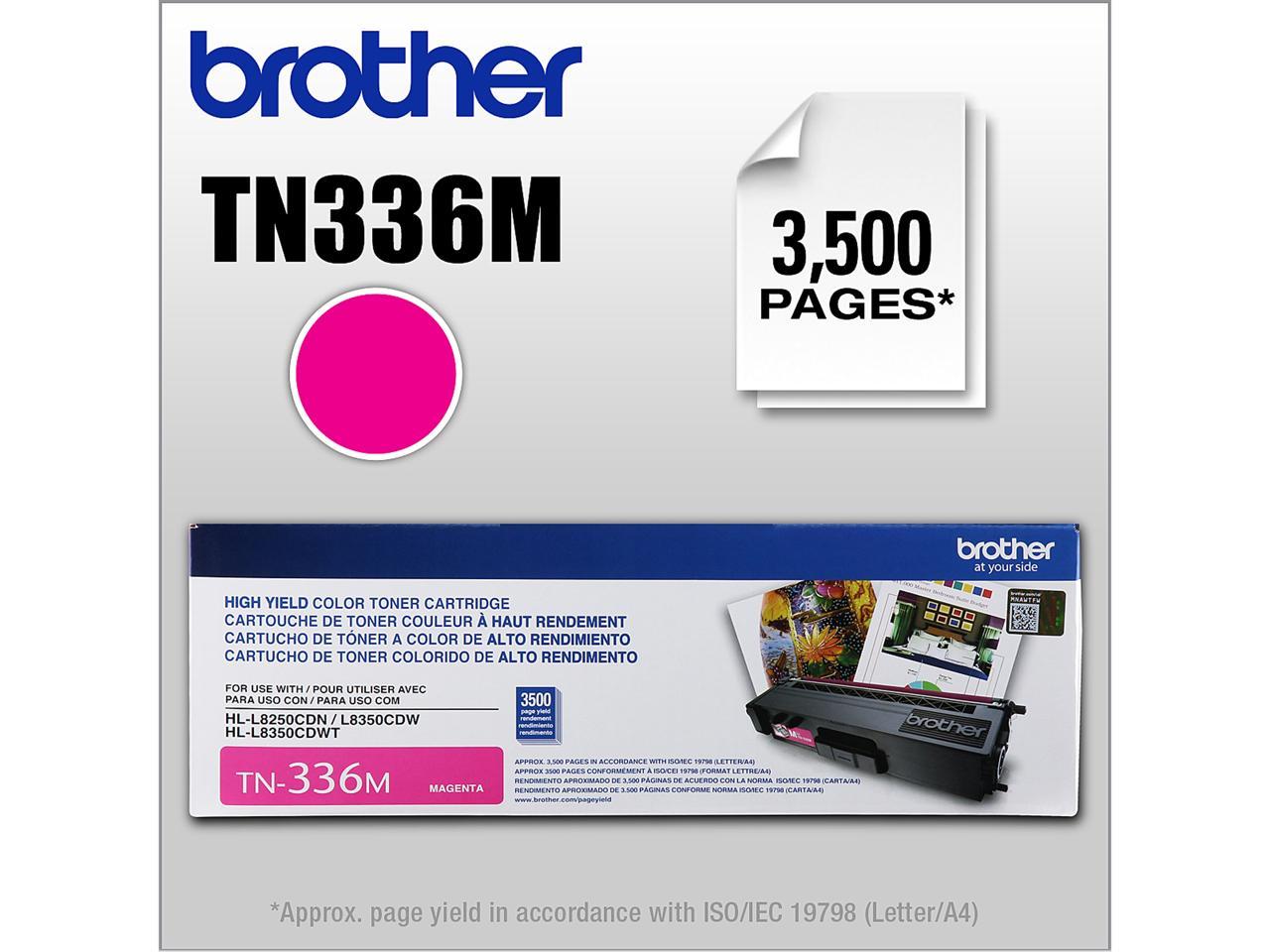 BROTHER INTERNATIONAL TN336M Magenta High Yield Toner Cart