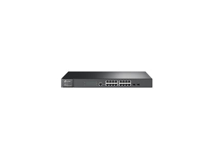 TP-Link T2600G-18TS (TL-SG3216) JetStream 16-Port Gigabit L2 Managed Switch with 2 SFP Slots