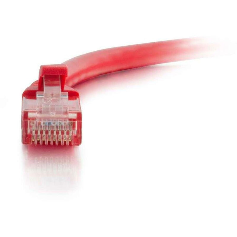 C2G-25ft Cat6 Snagless Unshielded (UTP) Network Patch Cable - Red