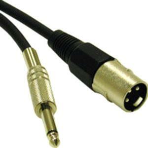 C2G 1.5ft Pro-Audio XLR Male to 1/4in Male Cable
