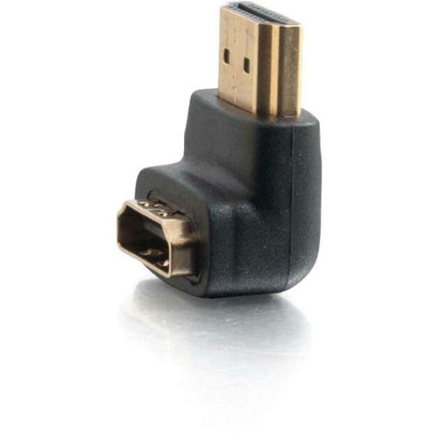 C2G HDMI to HDMI Adapter - 90° Down - Male to Female