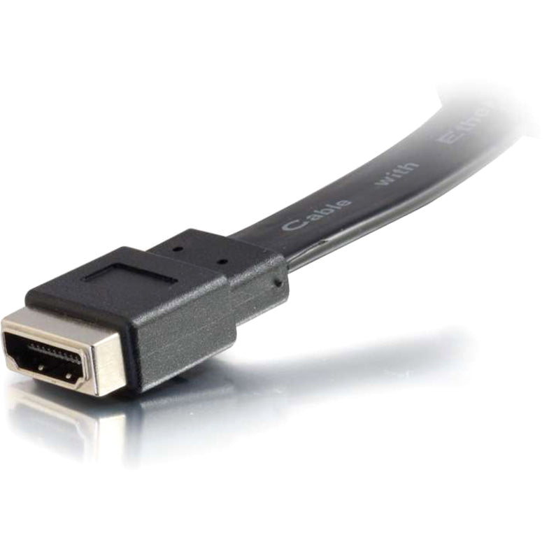 C2G HDMI, VGA, 3.5mm Audio Pass Through Single Gang Wall Plate with One Keystone - Aluminum