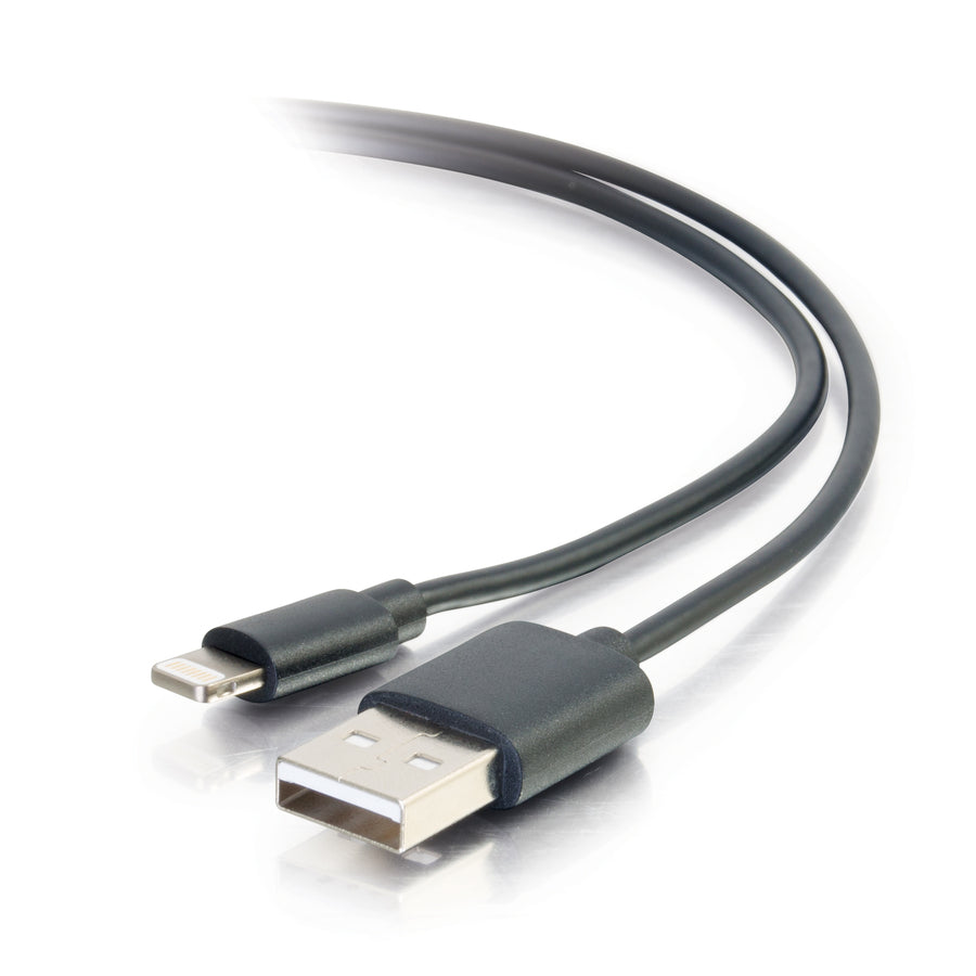 C2G 1m USB A to Lightning Cable - Charging Cable - iPhone Cable - 3ft Black