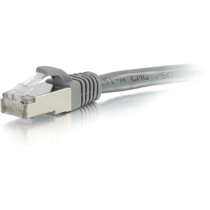 C2G-7ft Cat6a Snagless Shielded (STP) Network Patch Cable - Gray