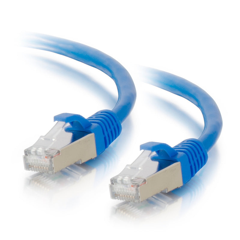 C2G 3ft Cat6a Snagless Shielded (STP) Network Patch Cable - Blue