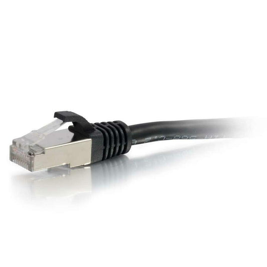 C2G-7ft Cat6a Snagless Shielded (STP) Network Patch Cable - Black
