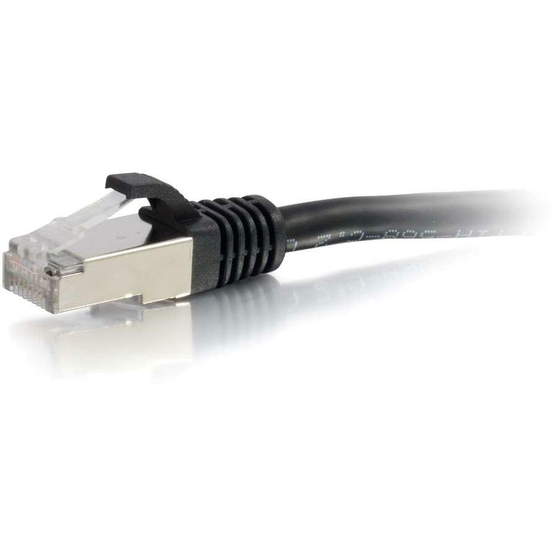 C2G 25ft Cat6 Ethernet Cable - Snagless Shielded (STP) - Black