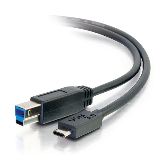 C2G 10ft USB C to USB B Cable - USB 3.2 - 5Gbps - M/M