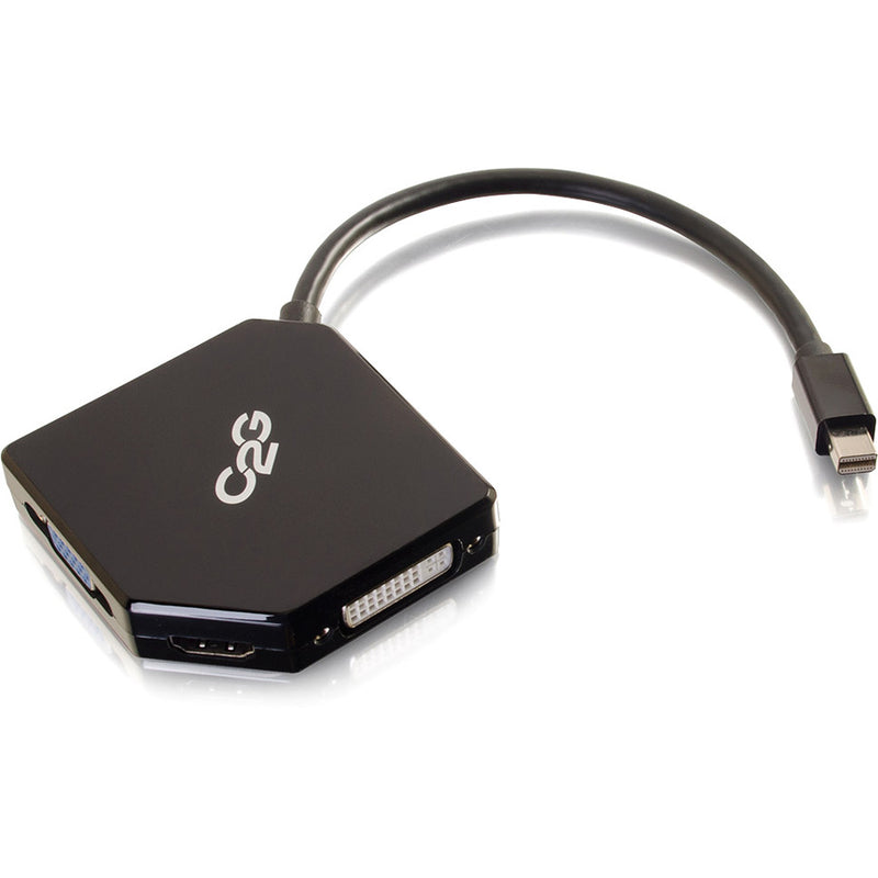 C2G Mini DisplayPor to HDMI, VGA or DVI Adapter - M/F