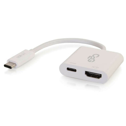 C2G USB C to 4K HDMI Adapter with Power Delivery
