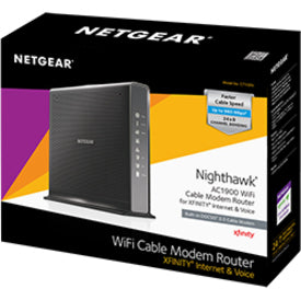Netgear Nighthawk C7100V Wi-Fi 5 IEEE 802.11ac Cable Modem/Wireless Router