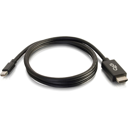 C2G 10ft Mini DisplayPort to HDMI Adapter Cable - Black - TAA