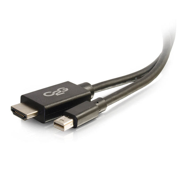 C2G 10ft Mini DisplayPort to HDMI Adapter Cable - Black - TAA