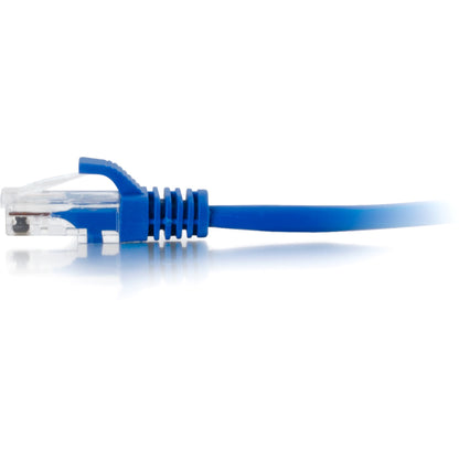 C2G 1ft Cat5e Ethernet Cable - Snagless Unshielded (UTP) - Blue