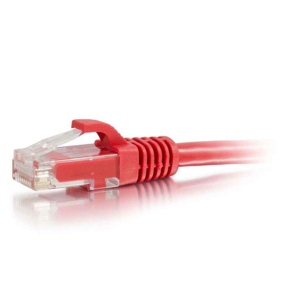 C2G-75ft Cat6 Snagless Unshielded (UTP) Network Patch Cable - Red