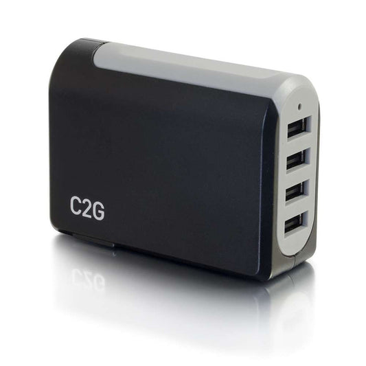 Legrand 4-Port USB Wall Charger - AC to USB Adapter, 5V 4.8A Output