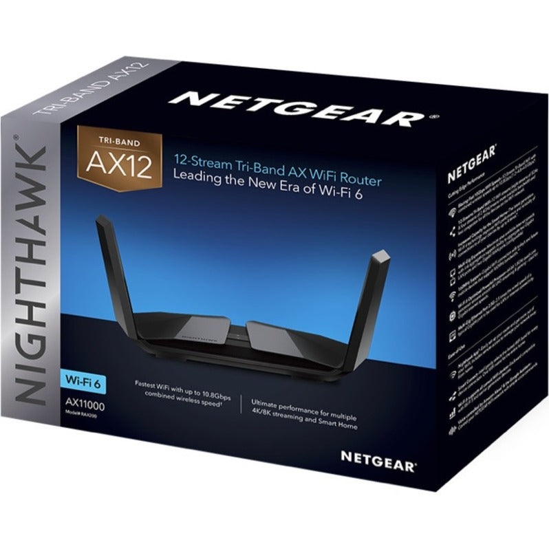 Netgear Nighthawk RAX40 Wi-Fi 6 IEEE 802.11ax Ethernet Wireless Router