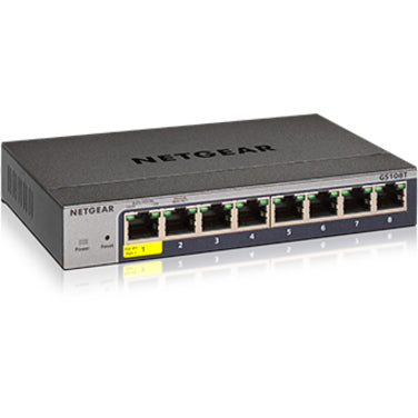 Netgear 8-Port Gigabit Ethernet Smart Managed Pro Switches with Cloud Management