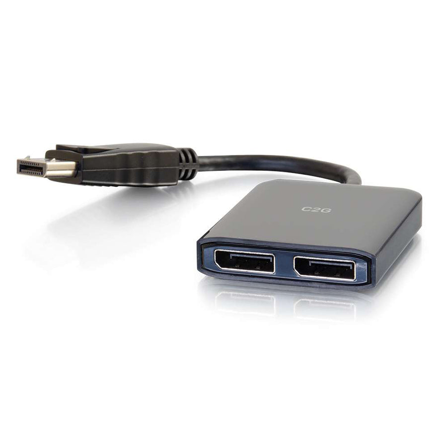 C2G 4K DisplayPort Dual Monitor Splitter MST Hub - M/F