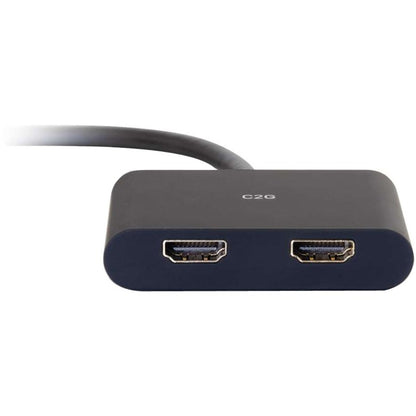 C2G 4K DisplayPort to Dual HDMI Monitor Splitter MST Hub - M/F
