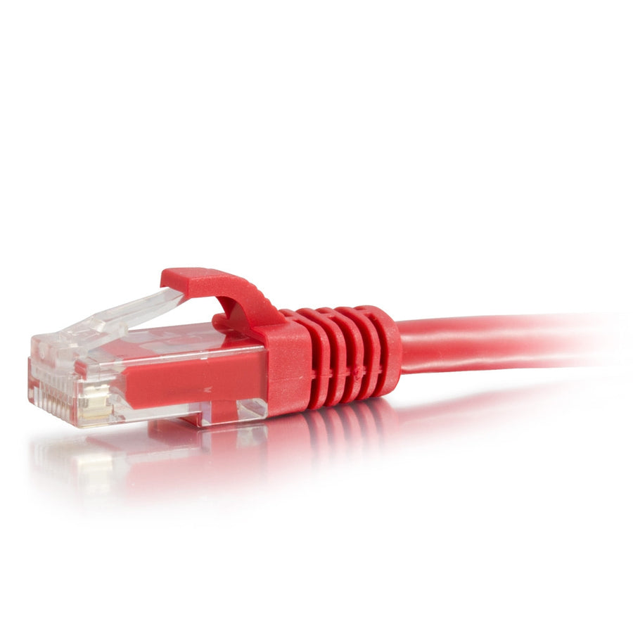 C2G 6ft Cat6a Unshielded Ethernet Cable - Cat 6a Network Patch Cable - Red