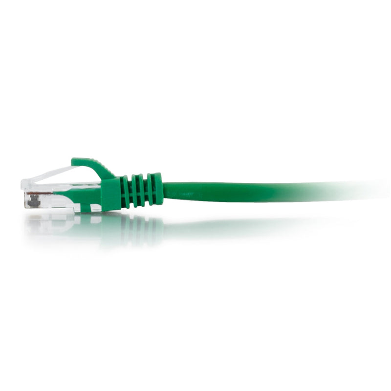 C2G 7ft Cat6a Unshielded Ethernet Cable Cat 6a Network Patch Cable - Green