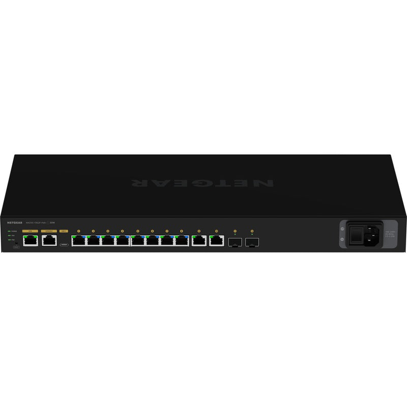 Netgear AV Line M4250-10G2F-PoE+ 8x1G PoE+ 125W 2x1G and 2xSFP Managed Switch (GSM4212P)