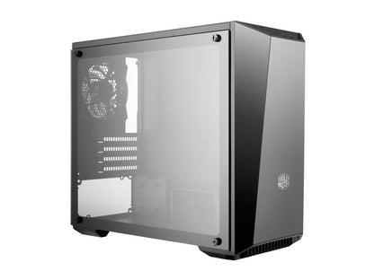 Cooler Master MasterBox Lite 3.1 TG Micro ATX Tower w/ Front Dark Mirror Panel, 3 Customize Color Trims & Tempered Glass Side Panel