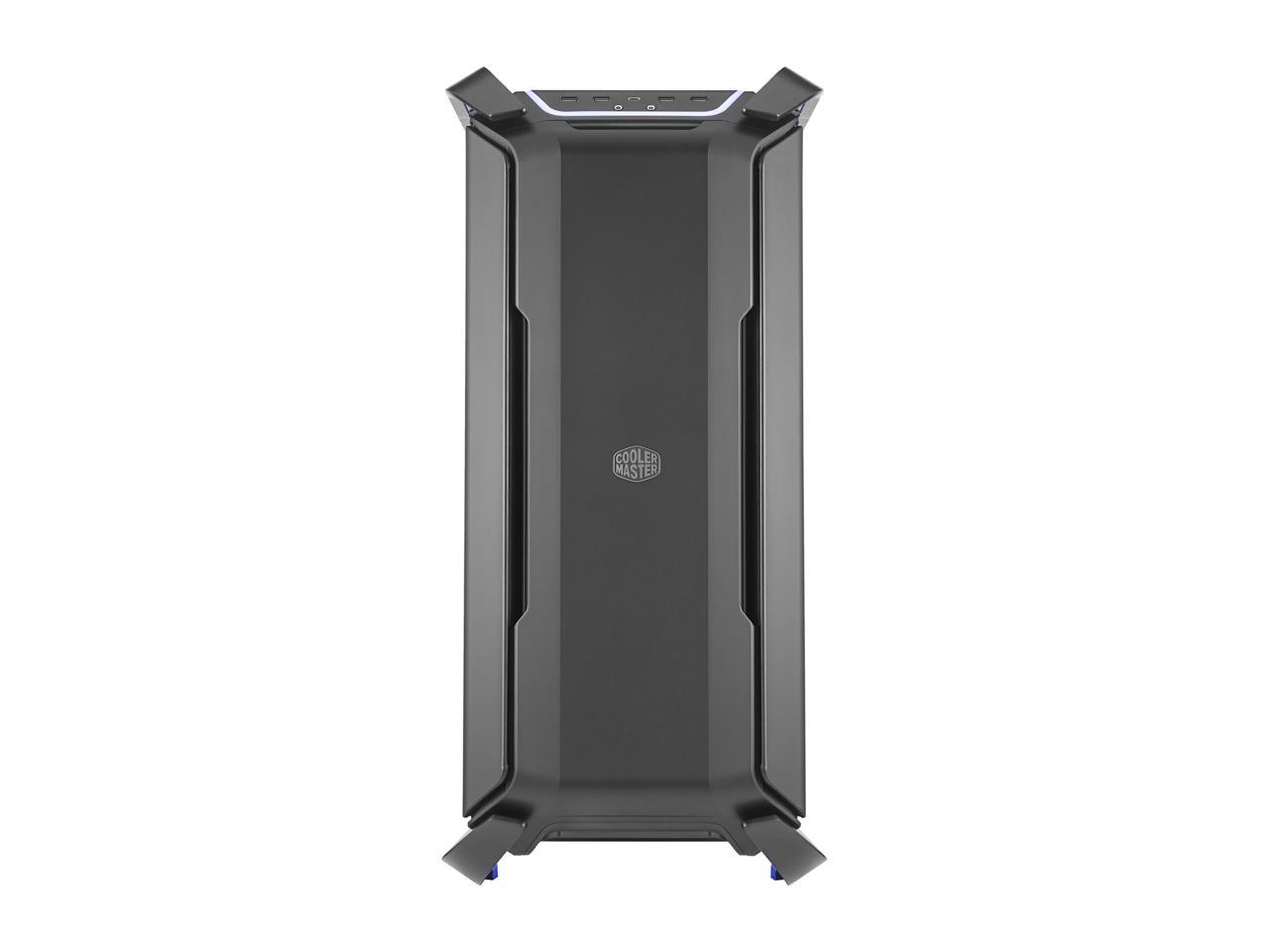 Cooler Master Cosmos C700P Black Edition E-ATX Full-Tower with Curved Tempered Glass Side Panel, Flexible Interior layout, RGB Lighting control, Type-C port and diverse liquid cooling layout