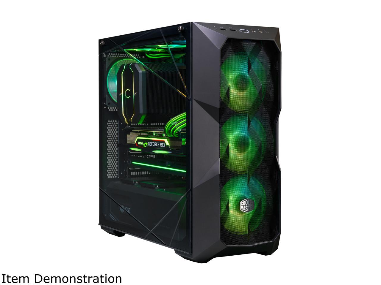 Cooler Master MasterBox TD500 Mesh Airflow ATX Mid-Tower w/ E-ATX Support, Polygonal Mesh Front Panel, Crystalline Tempered Glass & 3 ARGB Fans w/ Controller MCB-D500D-KGNN-S01