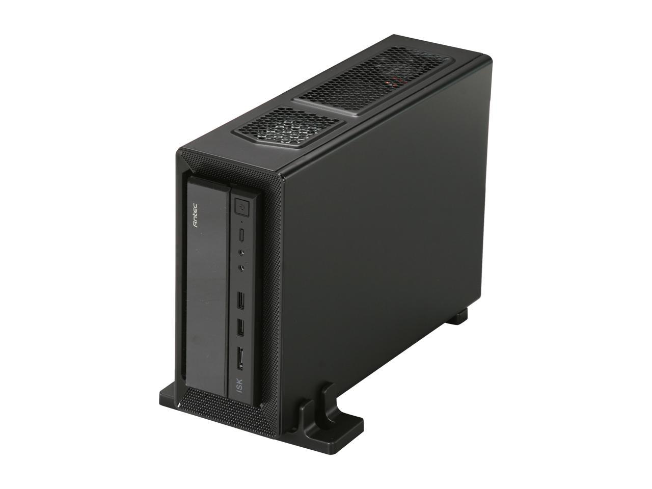 Antec ISK Series ISK 300-150 Black 0.8mm cold rolled steel Mini-ITX Desktop Computer Case 150W Power Supply
