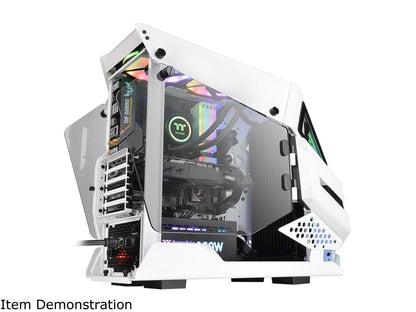 Thermaltake Commander C33 Motherboard Sync ARGB ATX Mid Tower Computer Chassis with 2x 200mm ARGB 5V Motherboard Sync RGB Front Fans + 1x 120mm Rear Black Fan Pre-installed CA-1N4-00M1WN-00