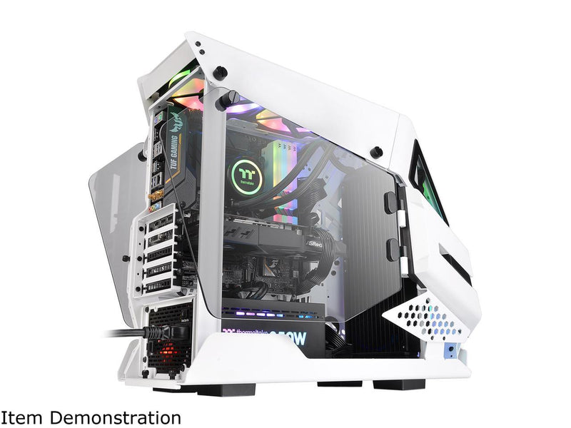 Thermaltake Commander C33 Motherboard Sync ARGB ATX Mid Tower Computer Chassis with 2x 200mm ARGB 5V Motherboard Sync RGB Front Fans + 1x 120mm Rear Black Fan Pre-installed CA-1N4-00M1WN-00