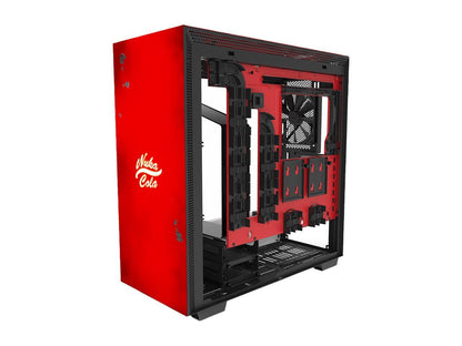 NZXT H700 - Limited Edition Nuka-Cola - ATX Mid-Tower PC Gaming Case - Tempered Glass Panel - Enhanced Cable Management System - Water-Cooling Ready - Limited Edition Nuka-Cola