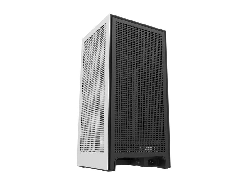 NZXT H1 CA-H16WR-W1-US Matte White SGCC Steel / Tempered Glass Mini-ITX Computer Case with 650W SFX-L 80Plus Gold Fully Modular Power Supply and 140mm AIO Liquid Cooler