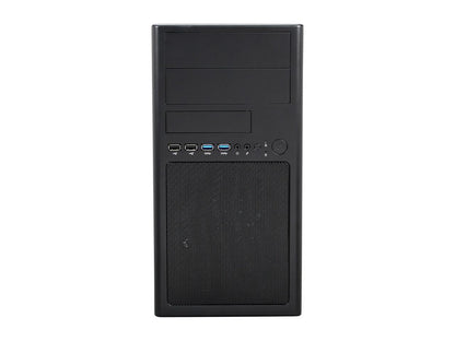 Rosewill - Micro ATX Mini Tower Computer Case - Dual USB 3.0 Ports, Dual Fans Included, Supports Up to Four (4) Fans and Up to 12.5" VGA Cards - LINE-M