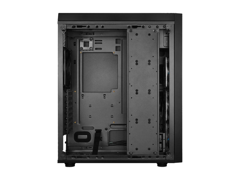 Rosewill ATX Full Tower Gaming PC Computer Case with Blue LED Fans, E-ATX Support, Dual PSU Support, Optional 360mm Water Cooling Radiator, up to 7 Fan Support - RISE Glow