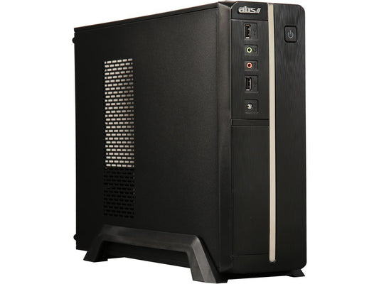 ABS R206-ITX - Micro ATX Slim Computer Case - Black