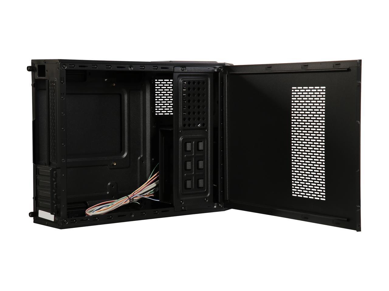 ABS R206-ITX - Micro ATX Slim Computer Case - Black