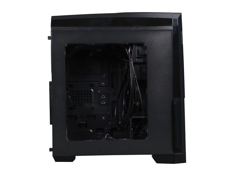 Rosewill Gaming ATX Mid Tower Computer Case, Supports up to 380 mm Long VGA Card, 3 Fans Pre-installed, Side-window Panel - NAUTILUS